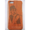 Slick gemacht Holz Telefon Fall für iPhone Original Lasergravur Bambus Holzabdeckung